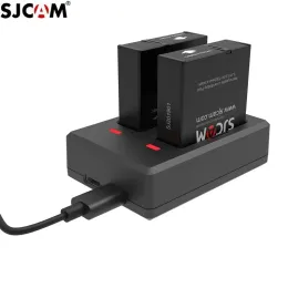 Akcesoria SJCAM SJ9 Akcesoria worka do przechowywania Oryginalne akumulatory podwójna akumulator podwójna ładowarka do SJ9 / SJ11 / SJ10 Pro Bag kamery akcji