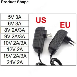 المحمولة DC 5.5mmx2.1mm محول محول الطاقة المحول ل 5V 6V 10V 12VLOT 9V 8V 3A 2A 24V 15V M20