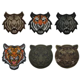 Podczerwień IR Refleksyjne zwierzęce tygrys taktyczne haftowane wojskowe plastry wielokamowe odznaki emblematów do odzieży plecak