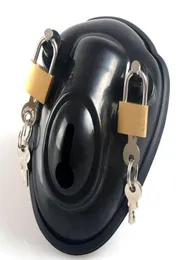 Latest Design Small Male Cock Cage Bondage Device Peins Lock BDSM New Sex toy silicone Belt4653383
