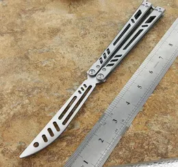 TheOne Barebones Skinny Balisong Bench Treinador BM Treinamento Faca Não é nítido D2 Blade Aço Manuseio Jilt Knives BM40 BM42 BM43 5979248