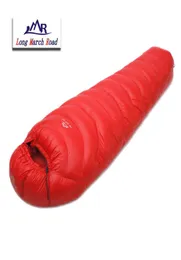 LMR Ultralight White Down 2000G Filling 30C20C Waterproof Comfortable Winter Sleeping Bag Sac De Couchage Slaapzak5964501