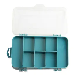 Caixa de ferramentas de 8 slot parafusos de plástico roscas parafusos pregos de porcas estojo de armazenamento para armazenamento de brincos Ringas de miçangas pequenos objetos