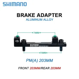 Shimano MTBブレーキディスクアダプターPM A 180mm 203mmブレーキローターポストマウントコンバーターウルトラライトマウンテンバイクパーツ