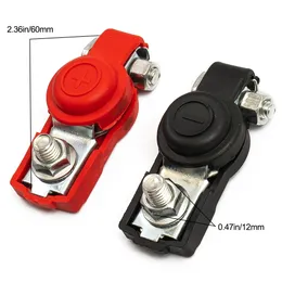 2Pcs Battery Terminal Connectors Positive Negative Car Battery