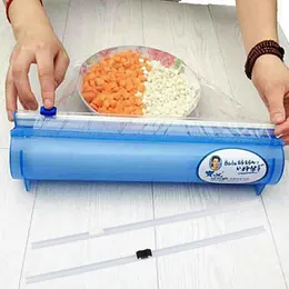 Plastic wrap cutting strip plastic cutting box cutter plug-in slide knife splitter home simple