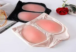 Mulheres039s calcinha Mulheres Mulheres Removíveis Padrões de silicone Fake Uns Enhancers Bulifter Shaper Mesh respirável Taxa Roupa íntima1104194