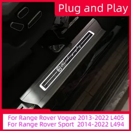 4ps LED Welcome Port Light per Range Rover Sport 2014-2022 Vogue 2013-2022 Porta per auto da davanzale Piatta Soglia