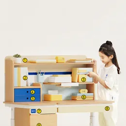 Creatività tavoli ergonomici studi in legno minimalista sedia per bambini cassetti regolabili regolabili