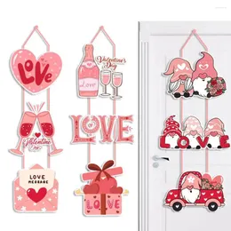 Decorazione per feste di San Valentino decorazioni per decorazioni Atmosfera Ornamento Ornamento Porta a sospensione Gnome Festa grande amore sospeso Hom M3T2