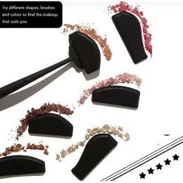 6 in 1 Silikon -Lidschatten -Pads Lidschatten Schablonen Augen Make -up Schablone Stempel Augen Make -up Applikator Eyeliner Schablonen Beauty -Werkzeuge