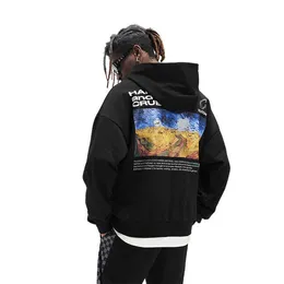 Toptan Erkek Hoodies Özel Tasarım Hoodies Sweatshirt iki taraflı desenler Erkek kadın çift kazak kapüşonlu sweatshirt