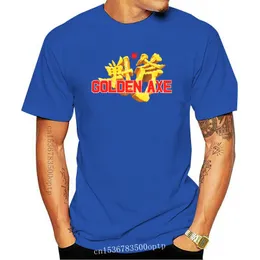 T-Shirt Golden Axt Straßen von Rage T-Shirts Männer 100% T-Shirts runder Nacken Retro Axel Blaze Kampfspiel T-Shirt Kurzarm-6172