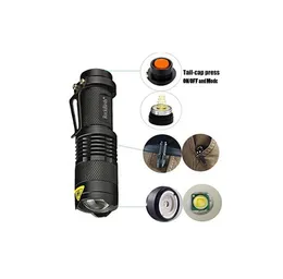 Flashlight LED Rockbirds A100 Mini Super Bright 3 Modalità Tattica Strumenti per la pesca da caccia e campeggio B7440414