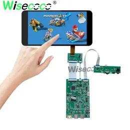 Touch screen da 7 pollici Raspberry Pi da 7 pollici 1920x1080 box tv Android TV arancione Scatola di gioco LCD Display USB-C Board