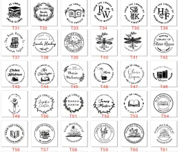 커스텀 북 셀프 잉크 스탬프, 도서관 스탬프 개인화 된 개인 이름 도서 스탬프, 우표의 도서관 에서이 책은