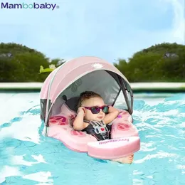 Mambobaby Baby Float Swimming Ring Kids Weist Swim Floats Toddler Non-Indible Swim Swim Trainer Associory Toys 240328