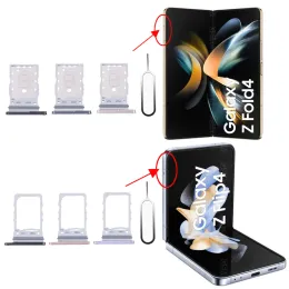 Для Samsung Galaxy Z Flip4 Fold4 5G Оригинальная телефонная карта Chip Card Card Slot z Flip 4 -кратный 4 F721 F936 Новый держатель ящика SIM -карты