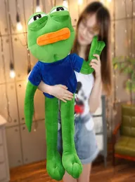 5090 cm di grandi dimensioni pepe la collezione meme rana rana sdraiata ha bravose giocattoli di peluche bambole di peluche morbido regalo 6015698