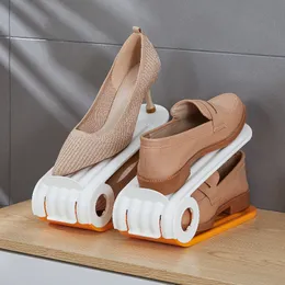 Пластиковая складная стойка для обуви дисплей выдвижной шельф шкаф шкаф хранилище
