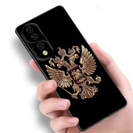 Rysslands ryska flaggor Emblem Telefonfodral för Huawei Nova 5T 8 9 Y60 Y90 Honor X9 30 30S 50SE 60 70 Mate 20 40 Pro 10 Lite Plus Plus