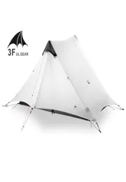 Lanshan 2 3f Ul engrenagem 2 Pessoa 1 Pessoa Ultralight Camping Tent 3 temporada 4 temporada profissional 15d Silnylon Rodless Tent T19903399