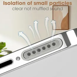 Universell mobiltelefonhögtalare Dammtät net Anti Dust Plug Proof Adhesive Sticker för iPhone Samsung MI Charing Port Protector