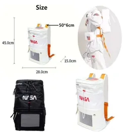 NASA Canvas Backpack Teenager menino meninas de mármore de mármore impressão de moda de moda Rucksack Sacos de bolsas de ombro da mochila mochila mochila feminina handbag1593496