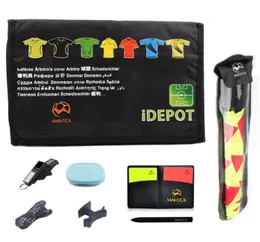 Maicca Football Reveree Bag с свистками монет барометр Профессиональный футбольный кошелек для рефери спорт Whole6707746