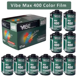 1-10ROLL Vibe Max 400 Color Film 27EXP/Roll ISO400 135 Negatywny film 35 mm Film do kamery 501F (Perividge Period2025.06)