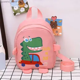 Mochilas Meninos e meninas Cartoon Dinosaur Cute Pré -escolar Rucksack Prooft Backpack Bag Saco de jardim de infância Y240411Y240417O3LA