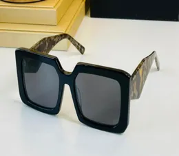 Modne kwadratowe okulary przeciwsłoneczne Havana czarny ciemnoszary len duże okulary przeciwsłoneczne dla kobiet mężczyzn okularów słonecznych gafas de sol uv ochrona Eyewea8854524