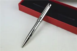 Pens ünlü lüks tasarımcı marka metal metal nötr kalem üst sınıf hediye Set Hediyesi Erkek ve kız öğrenciler için Beyaz Kalem Kutu