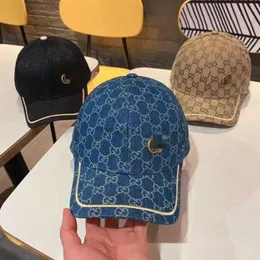 مصمم الكرة قبعات قبعة قبعة البيسبول قبعة أزياء Sunshade Denim خطاب التطريز للجنسين قبعة القبعات Jacquard Hat