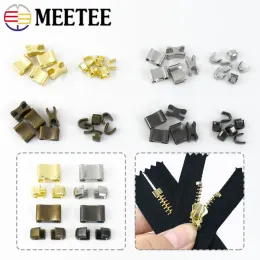 50/100/200g 3# 5# 8# 10# Metal U Reißverschluss Stopper Bag Geldbörse Top Stop Nicht-Schlupf-Schloss Reißverschluss Kleidung Stops Reparaturkits Zubehör