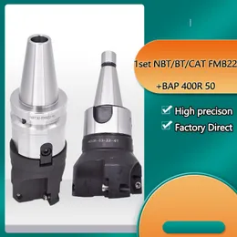 1SET BAP400R 50mm Cutter Head Face Shell End Mill BT40 NBT30 FMB22 CAT40 FMB22 NT40 ISO40 FMB22 TOLUTSKAPARE CNC MASKIN