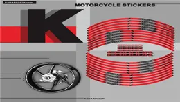 MOTORCYCLE RIM REFLEKTIVT SKYDD STICKER NATT Säkerhet Påminnelse Dekorativa randdekaler för Honda CB1000R9607891