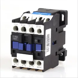 Chint NXC-18 18A LC1D ACコンタクタCJX2-1810 1801 NO NC LC1 DIN RAIL MOUNT ELECTRIC CONTACTOR AC 24V 36V 110V 220V 380V