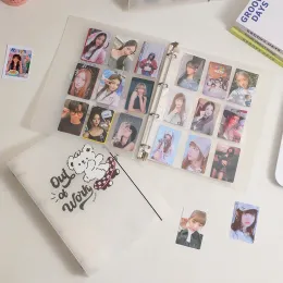 Симпатичная большая мощность фотокарда переплетение A4 Kpop Photo Photo Cover Instax Photocard Holder Наимена