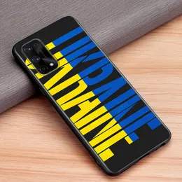 Silicone Case For Realme GT 5G Master Neo2 GT2 7i 8i 9i 5 6 7 8 9 Pro Coque Soft Fundas Cover Ukraine Ukrainian Flag