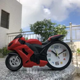 Motorcycle Alarm Clock Racing Models Digital Alarm Clock Watch For Children Students Gifts Home Living Room Decoration