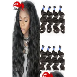 Hair Bulks Micro Mini Braiding Bk Hannah Product Unproceseed For 3Pcs Body Wave Human No Weft Brazilian Hair6821141 Drop Delivery Prod Otnvb