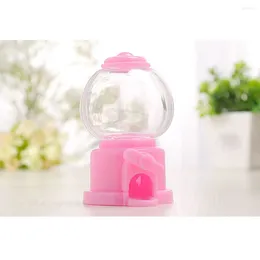 Geschenkverpackung 6PCS Kreatives Greifen Fängermaschinen Plastische Mini -Süßigkeiten rotatable Kinderspielzeug (Pink)