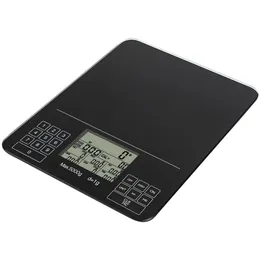 Electronic Nutrition Scale Digital Food Display Temperted Glass Smart Smart Baby Kitchen Gadżet 240410