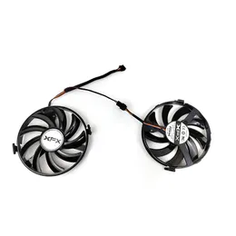 XFX FDC10U12S9-C FY09010H12LPB R9 370 GPU-fläkt, lämplig för XFX R9 380 370 R7 350 360 370, RX 460 560 Grafikkort Kylfläkt