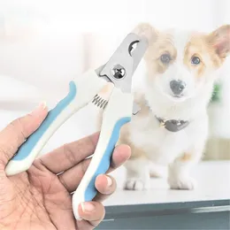 2pcs/Set Pet Grooming Scissors Dog Cats Supplies Pet Nail Pet Grooming Kit with 2 Scissors, Nail Clippers, File and Cutters XJY38
