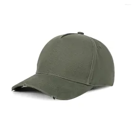 Ball Caps Men Cotton Baseball Cap Hip Hip Spring Summ Sun Hats Kobiety Snapback Light Board Solid kolor