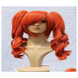 Wig Caps Usjf462 affascinante coda di cavallo arancione scuro ondulato per capelli Wig07951445 Accessori per la consegna a goccia Accessori Strumenti OTBHP