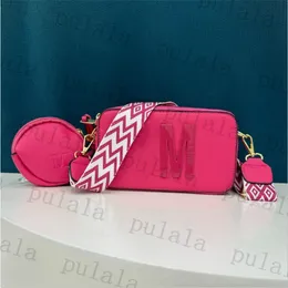 Mini Mini Bolsa de Câmera de Câmera Hot Saco de Designer 2 Peças Definir bolsas de luxo Bolsas de ombro de ombro masculino Menina de moda feminina tire de tira larga de couro italic textura da correia flash