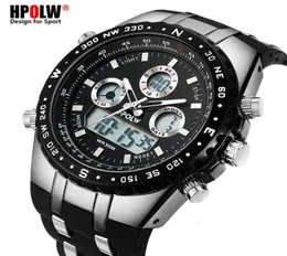 MEN039S Аналоговое аналоговое цифровое Quartz Watch New Brand HPOLW Casual Watch Men Gy Style Водонепроницаемые спортивные военные часы CJ3018754